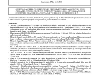 Determina n.17 - PNRR
